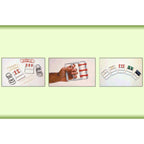 CanDo color-coded rubber band hand exerciser, 50 each (bulk)