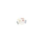 CanDo color-coded rubber band hand exerciser, 50 each (bulk)