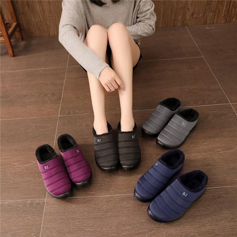 Women Home Light-heeled Cotton Slippers