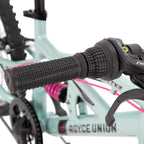 Royce Union Kids Aluminum Mountain Bike, Girls, Dual Suspension, 6-Speed 20inch, RTX, Ice Blue