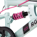 Royce Union Kids Aluminum Mountain Bike, Girls, Dual Suspension, 6-Speed 20inch, RTX, Ice Blue