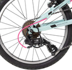 Royce Union Kids Aluminum Mountain Bike, Girls, Dual Suspension, 6-Speed 20inch, RTX, Ice Blue