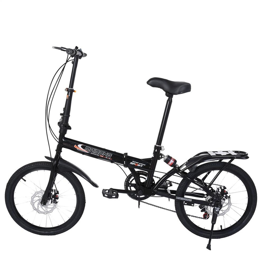 Tuscom 20in Adult Mountain Bike 7-speed city folding compact suspension bike city commuters