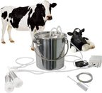 automatic portable livestock milking equipment, 7l portable pulsation vacuum pump goat milker livstock milking machine, goat milking machine, cow milking machine electric, common for cattle and shee