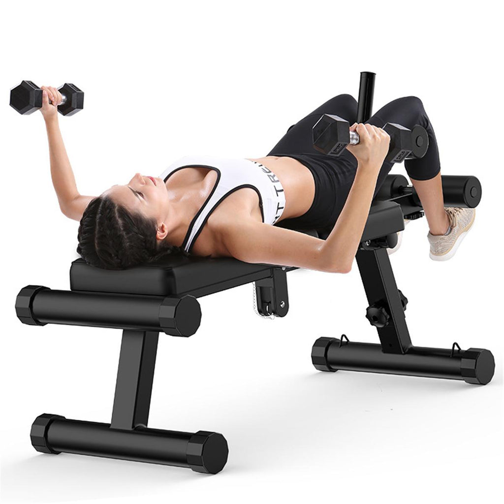 SINGES 2 in1 Ab Sit Up Bench Foldable Workout Bench Utility Weight Bench Incline Adjustable Bench Strength Training Sit-ups Board Utility Weight Bench For Full Body Workout Home Gym Gym Bench