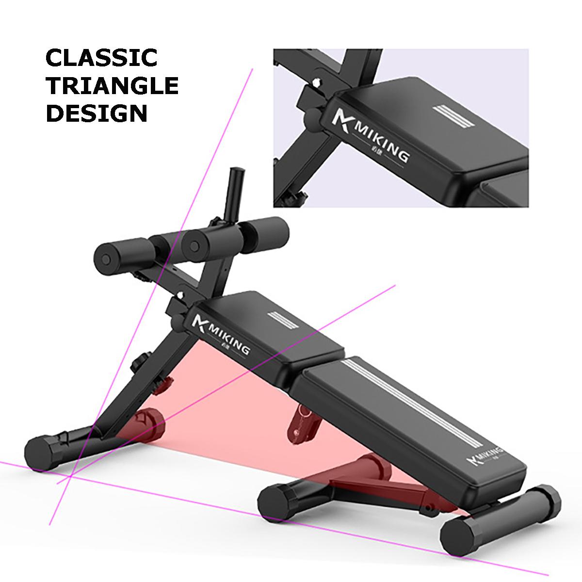 SINGES 2 in1 Ab Sit Up Bench Foldable Workout Bench Utility Weight Bench Incline Adjustable Bench Strength Training Sit-ups Board Utility Weight Bench For Full Body Workout Home Gym Gym Bench