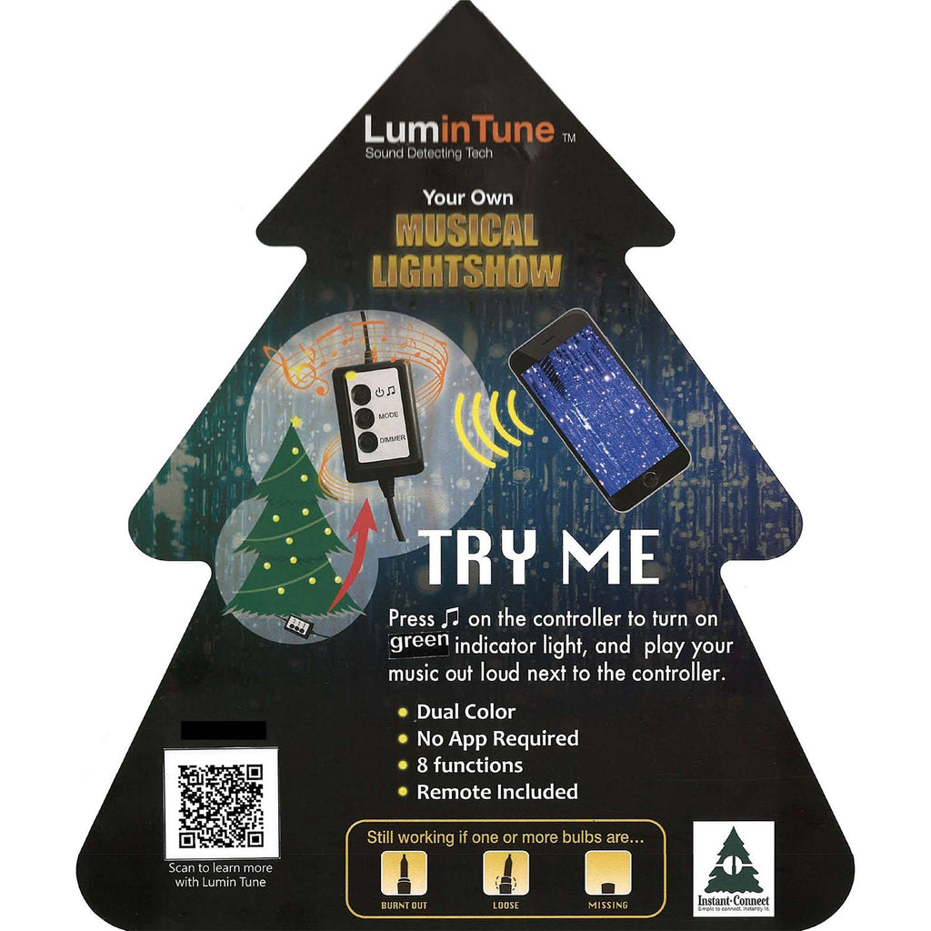 Fraser Hill Farm 9 Ft. Buffalo Fir Slim Artificial Christmas Tree with Multi-Color LED String Lighting