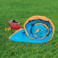 Banzai Sun 'N Splash Fun 12' x 9' x 7' Kids Inflatable Outdoor Backyard Bounce House and Water Slide Splash Park Toy w/ Bouncer,