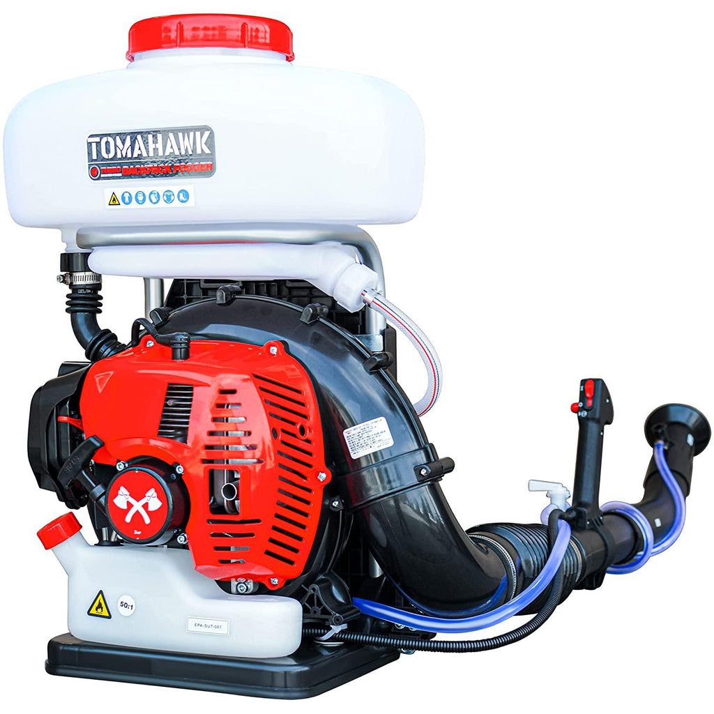 tomahawk turbo boosted backpack mosquito fogger leaf blower ulv sprayer machine for disinfectant and insect pest control with gas powered engine…