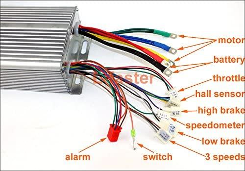 L-faster 60V 1800W Electric Brushless Motor Controller BLDC Motor Controller Electric Trike pedicab Electric car Speed Controller