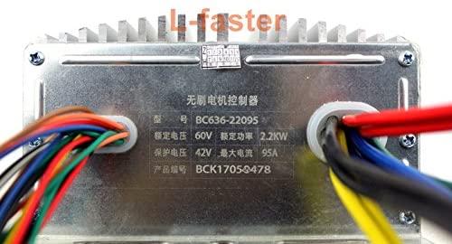 L-faster 60V 1800W Electric Brushless Motor Controller BLDC Motor Controller Electric Trike pedicab Electric car Speed Controller