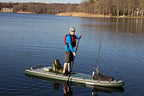 Sea Eagle FishSUP 126 Inflatable FishSUP - Swivel Seat Fishing Rig Package