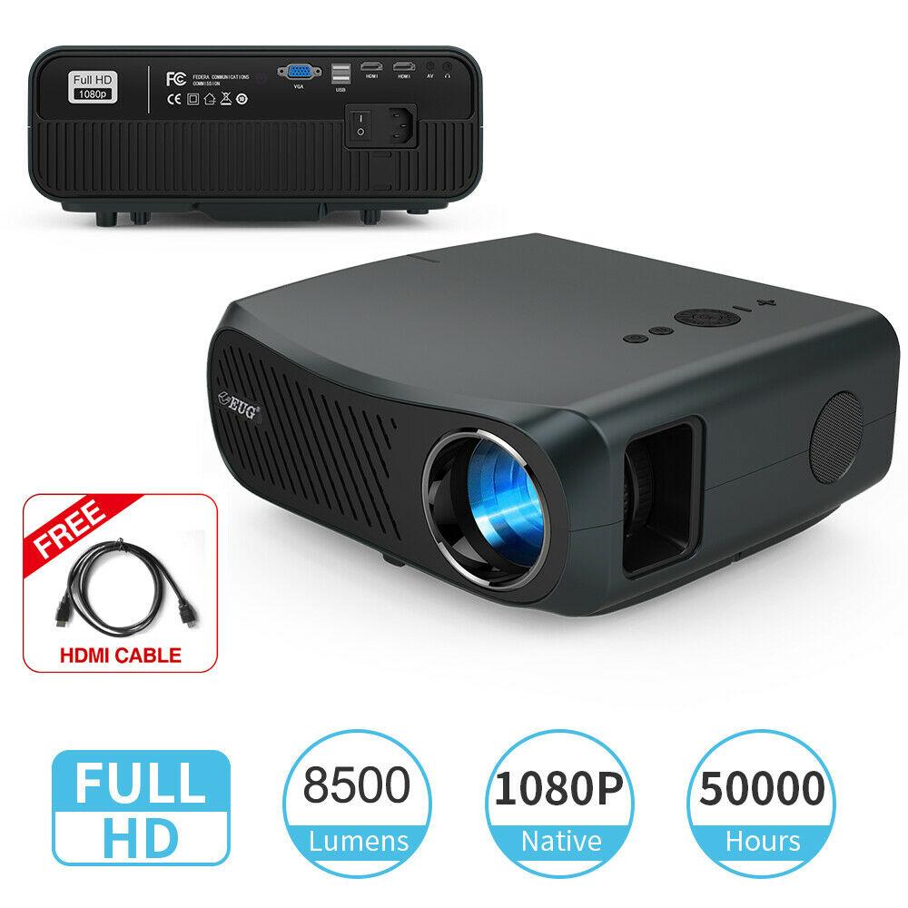 8500lms native 1080p home theater projector proyector 4k movie hdmi zoom game tv