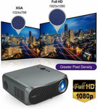 native 1080p home theater projector 4k daytime movie video hdmi usb 8500lms  tv