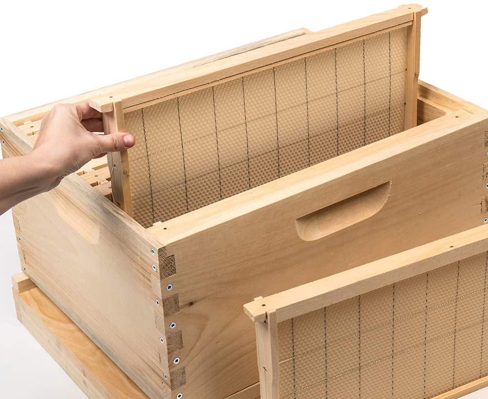stoney acres bee supplies amish made beekeeping complete deep beehive kit