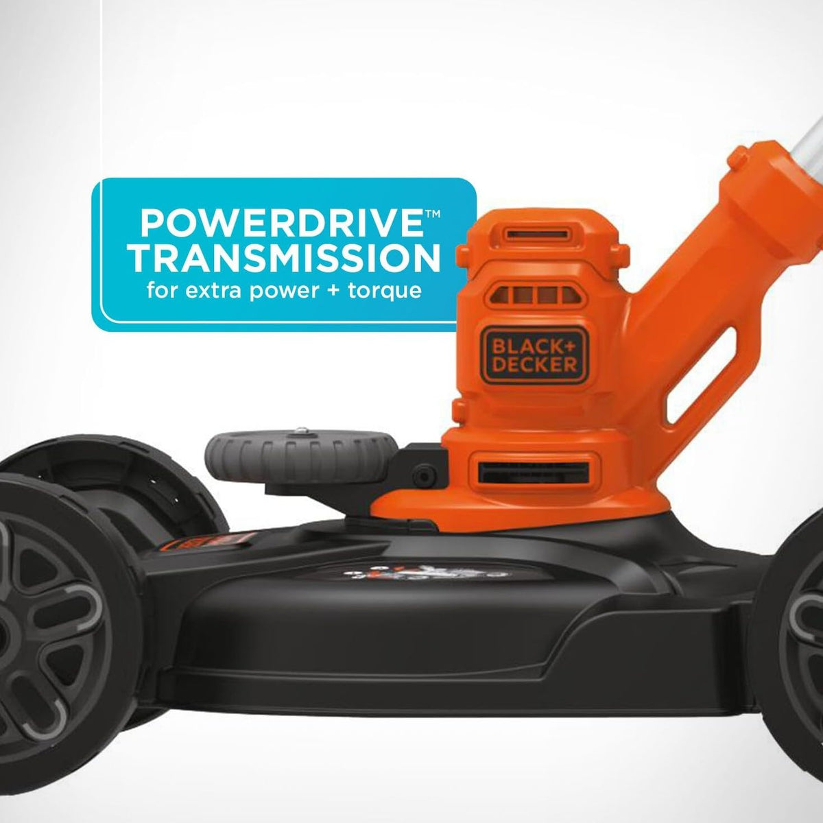 Electric Lawn Mower, Weed Eater and Edger 3-in-1 Combo, Corded 12-Inch 6.5 Amp Electric Weed Wacker and Compact Push Mower (BESTA512CM)