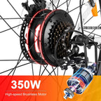 VIVI 350W Electric Bikes, 26 Inch Electric Bicycle for Adults/Women/Men, 36V 8Ah Removable Lithium Battery, 7 Speed Comfortable City Ebike Cruiser Commuter Bicycle