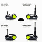 Car Jack Lift 5 Ton 12V DC Electric Hydraulic Floor Jack Tire Inflator Pump Kits