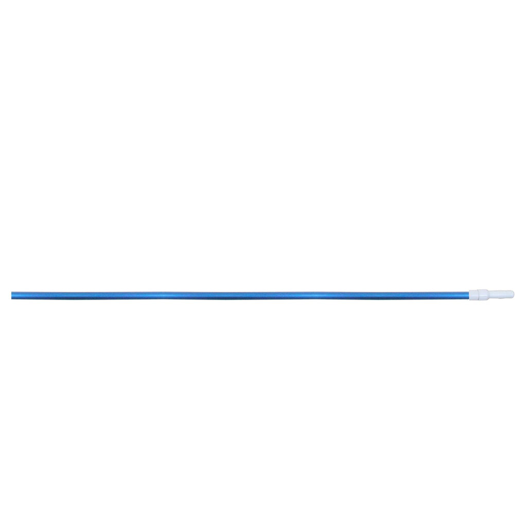 Pool Central 15.75' Blue Ribbed Adjustable Telescopic Pole for Vacuum Heads and Skimmers