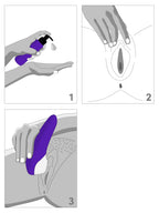Lovehoney X ROMP Switch Clitoral Suction Stimulator, Purple