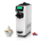 Ice Cream Maker Machine for Home, 5 Inch Screen Soft Serve Ice Cream Machine 3.5 Gals/H Single Flavor Ice Cream Maker with Pre-Cooling Soft Serve Machine with 1.6 Gals Tank for Birthday Party