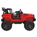 Kids 12V Ride On Cars 3 Speeds SUV Electric Truck Cars Power Wheels RC Toy w/ Remote Control,MP3 aux,Spring Suspension,LED Headlights (Red)