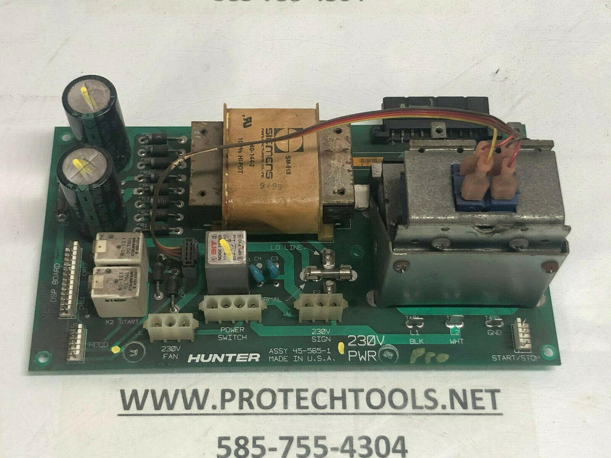 Hunter Engineering Wheel r Power Board Part # 45-565-1 455651 P140
