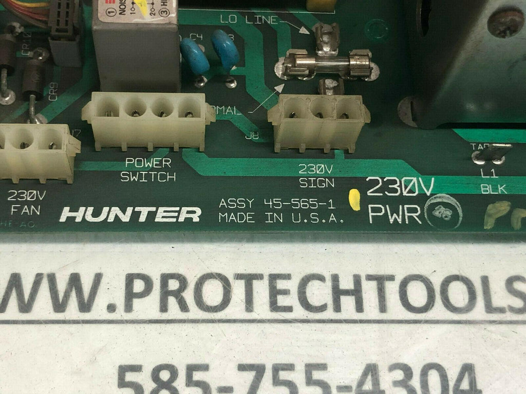 Hunter Engineering Wheel r Power Board Part # 45-565-1 455651 P140