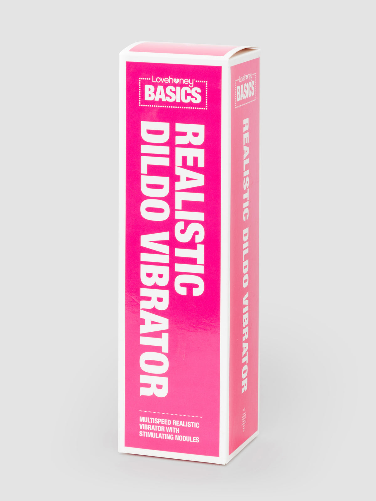BASICS Realistic Dildo Vibrator 6 Inch, Pink