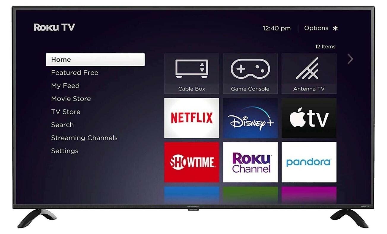 element 50" 4k 2160p roku smart led tv with hdr - e4aa50r