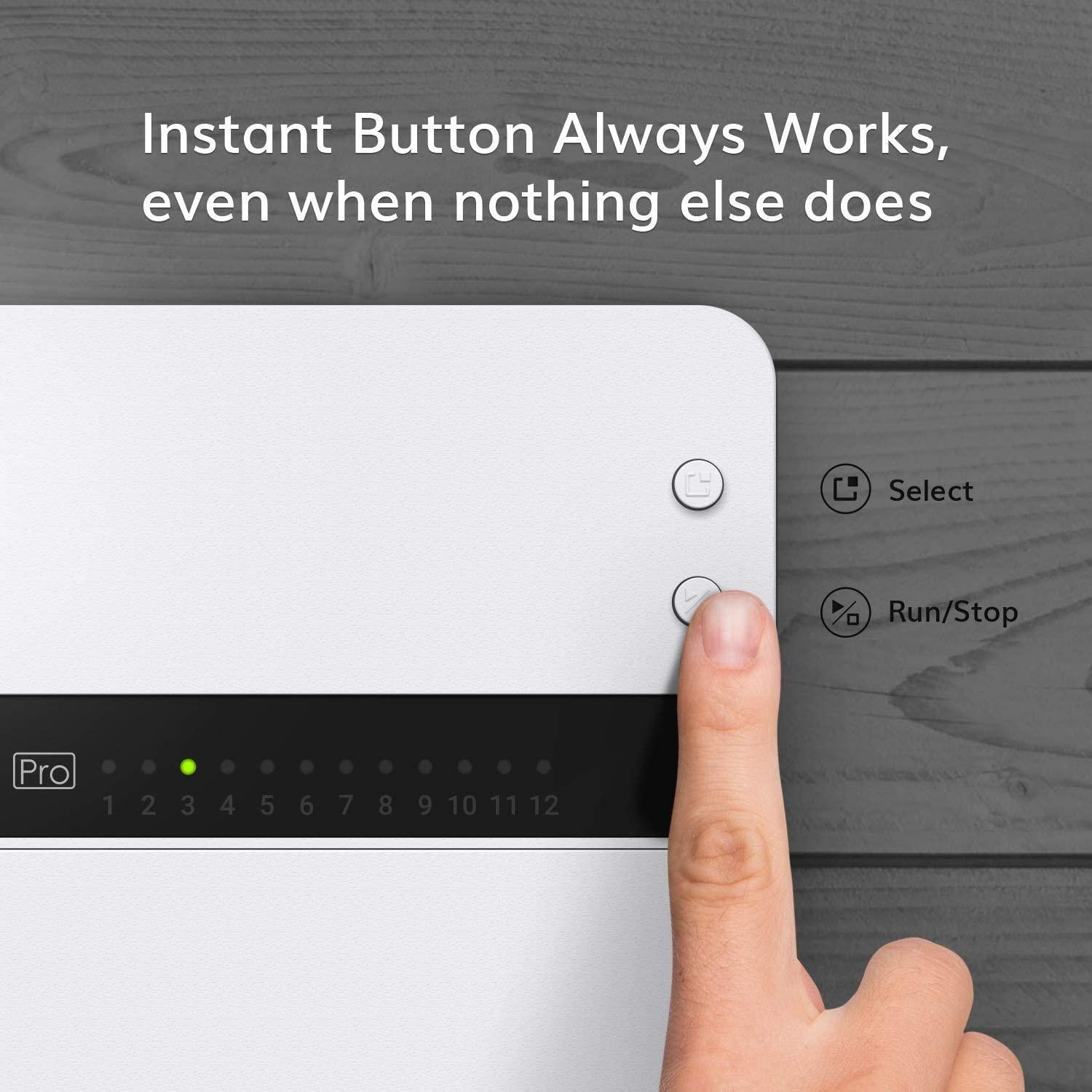 aeon matrix yardian pro smart sprinkler controller with instant button control, 8 zone, compatible with  alexa, apple homekit, google home, google assistant, ifttt