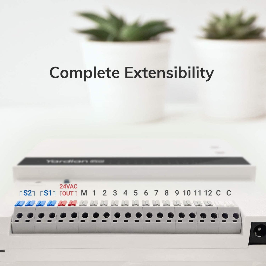 aeon matrix yardian pro smart sprinkler controller with instant button control, 8 zone, compatible with  alexa, apple homekit, google home, google assistant, ifttt