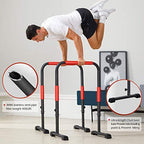 Sportsroyals Dip Station Dip Bar Parallel Bars for Home Workout with 400 LBS Loading Capacity