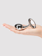njoy Pure Plug Medium Stainless Steel Butt Plug, Silver