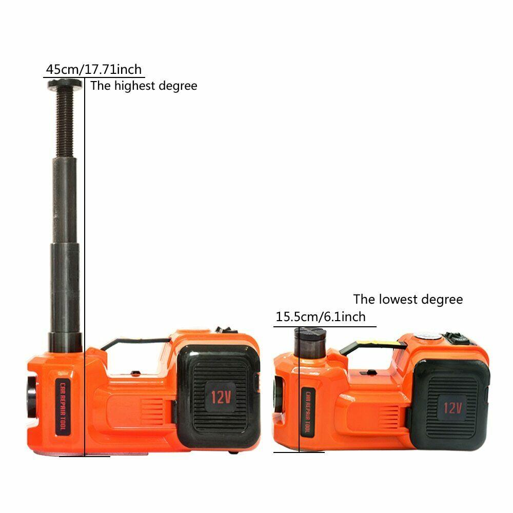 5 Ton Electric Hydraulic Jack Car Truck SUV Floor Jack Lifting Tool Portable 12V
