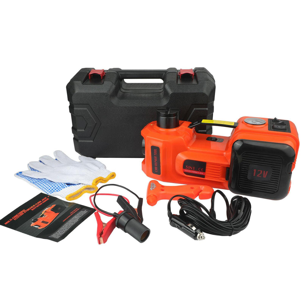 5 Ton Electric Hydraulic Jack Car Truck SUV Floor Jack Lifting Tool Portable 12V