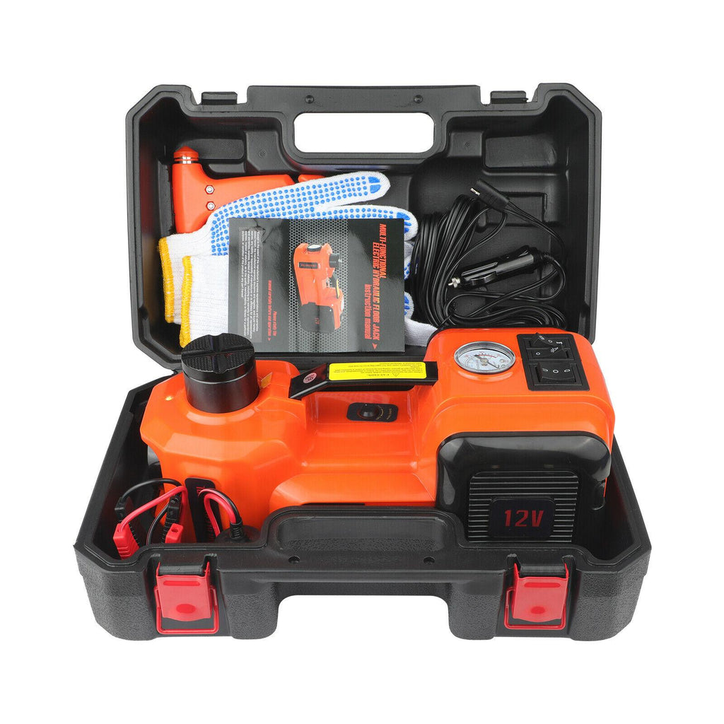5 Ton Electric Hydraulic Jack Car Truck SUV Floor Jack Lifting Tool Portable 12V
