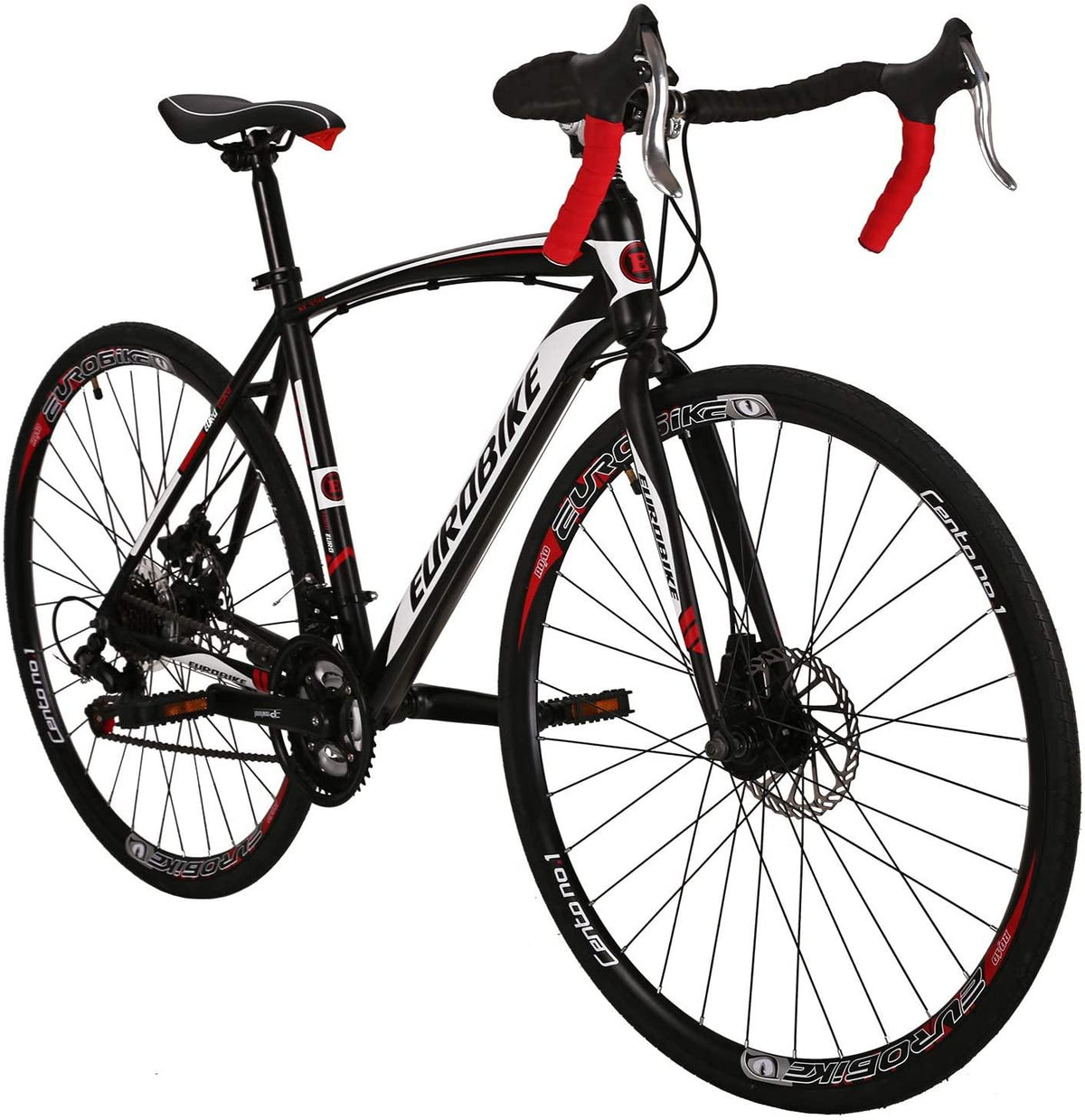 Eurobike Road Bike 700C Wheels 21 Speed Disc Brake Bicycle 49cm Cycling