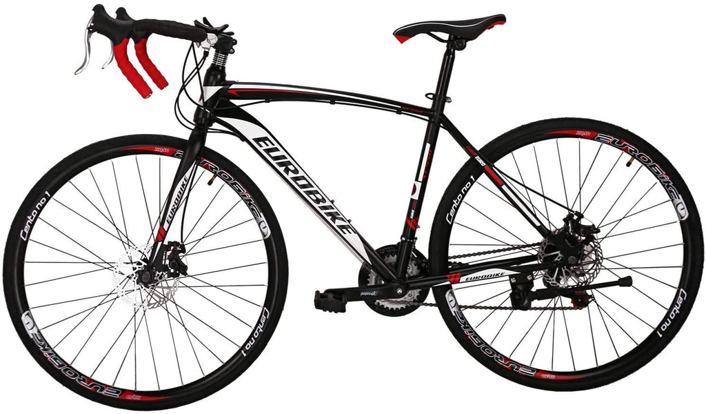 Eurobike Road Bike 700C Wheels 21 Speed Disc Brake Bicycle 49cm Cycling