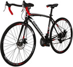 Eurobike Road Bike 700C Wheels 21 Speed Disc Brake Bicycle 49cm Cycling