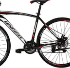 Eurobike Road Bike 700C Wheels 21 Speed Disc Brake Bicycle 49cm Cycling