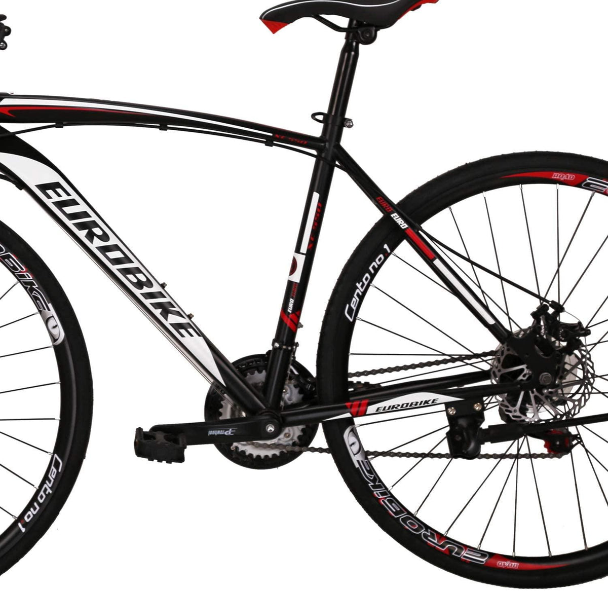 Eurobike Road Bike 700C Wheels 21 Speed Disc Brake Bicycle 49cm Cycling