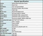 Eurobike Road Bike 700C Wheels 21 Speed Disc Brake Bicycle 49cm Cycling