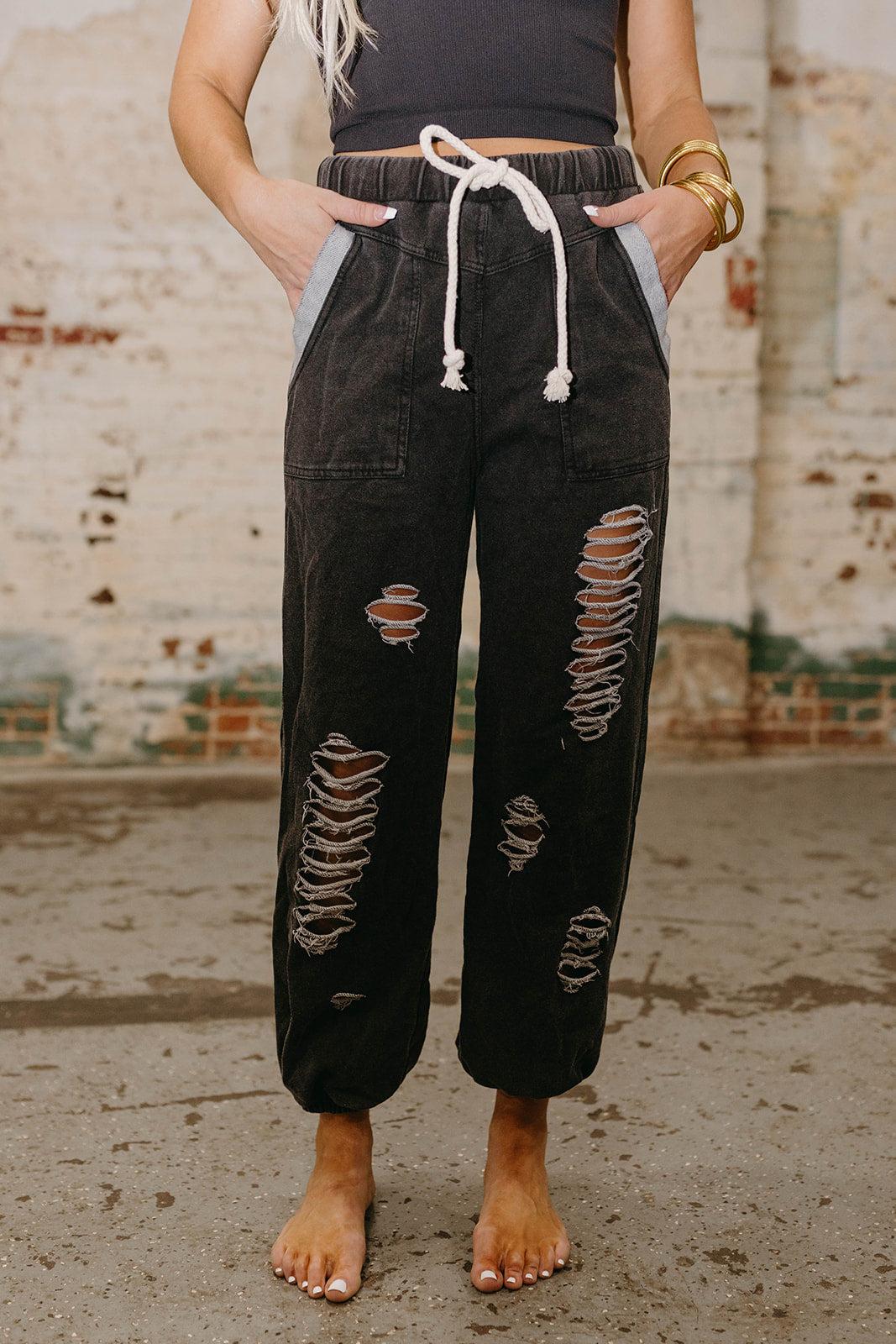 joggers - black