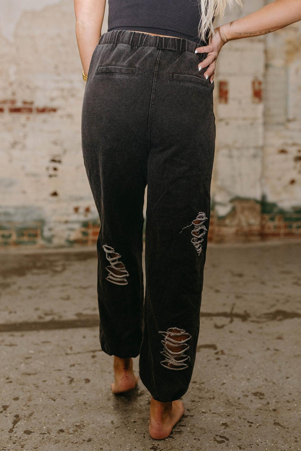 joggers - black