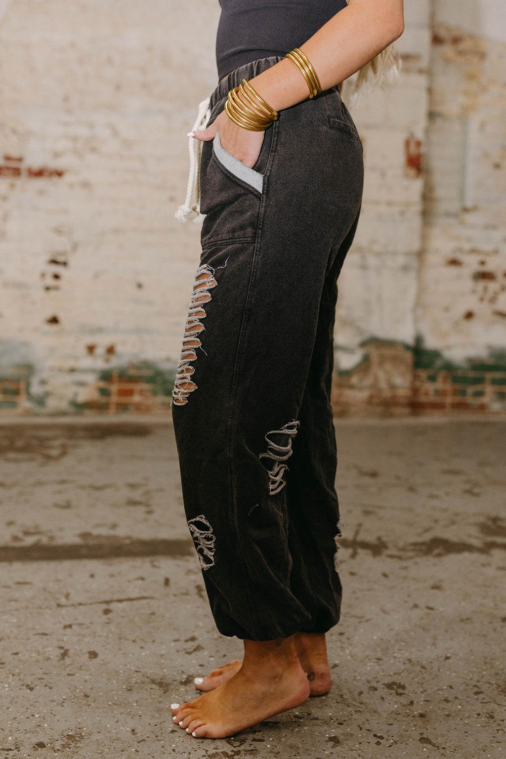 joggers - black