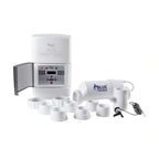 blue works chlorinator salt water pool chlorine generator system, 15,000 gallons, white