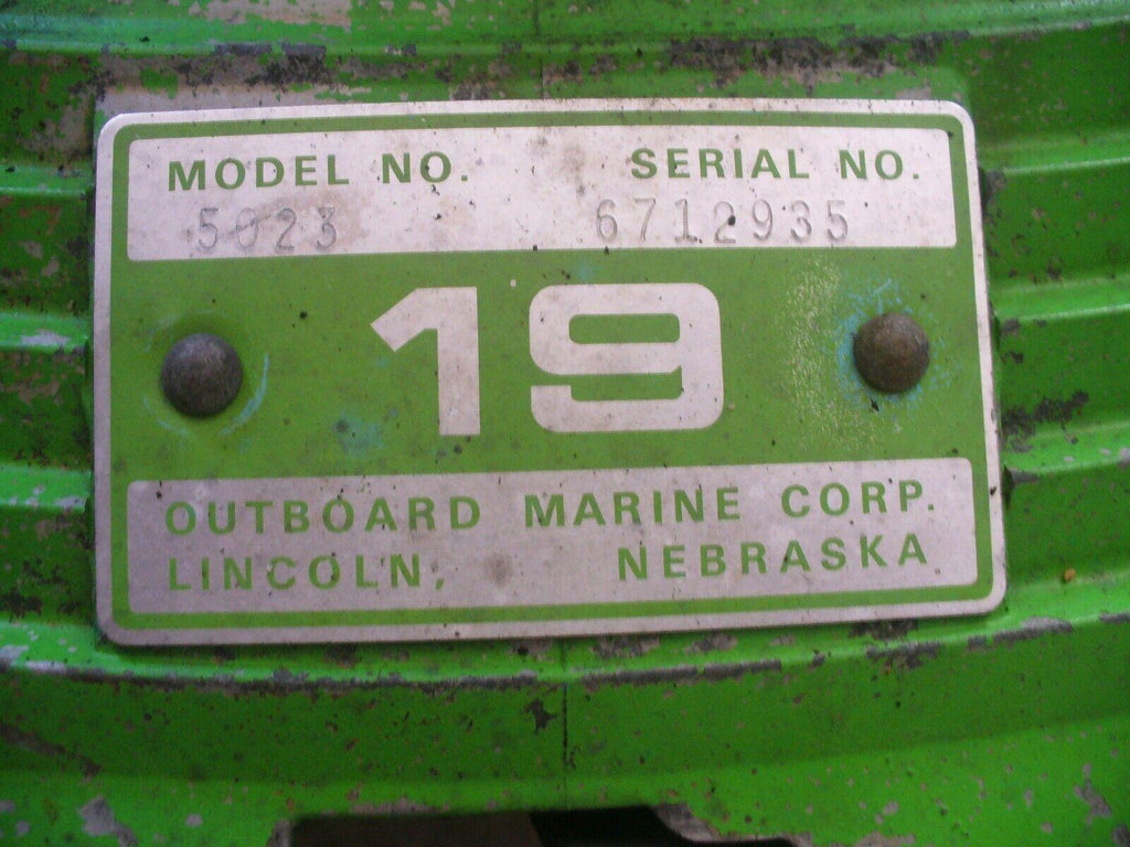 Vintage Lawn-boy 2-cycle mower "BRICK TOP" Model #5023