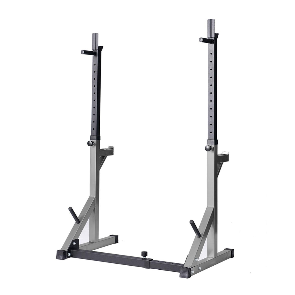 Jaxpety Barbell Rack Adjustable Squat Rack Dip Stand Dumbbell Racks for Home Gym Fitness