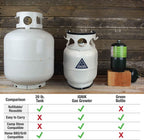 YAAN Refillable Gas Growler Propane Tank with Adapter Hose (5-Pound)